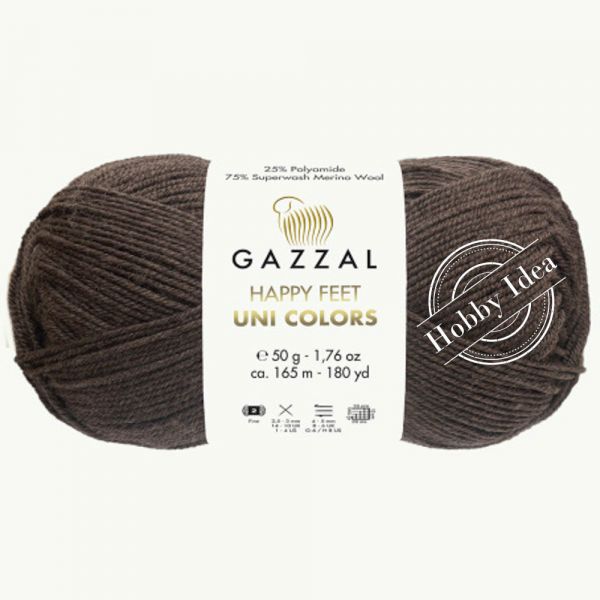 Gazzal Happy Feet Uni Colors 3558 Коричневый из категории Gazzal Happy Feet Uni Colors