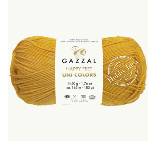 Gazzal Happy Feet Uni Colors 3559 Тёмно-жёлтый