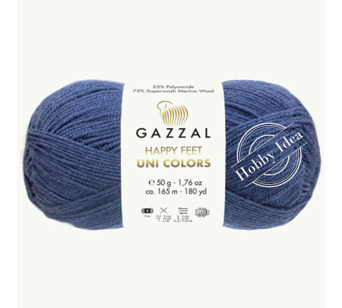Gazzal Happy Feet Uni Colors 3566 Сине-фиолетовый