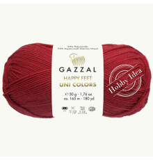 Gazzal Happy Feet Uni Colors 3567 Красный