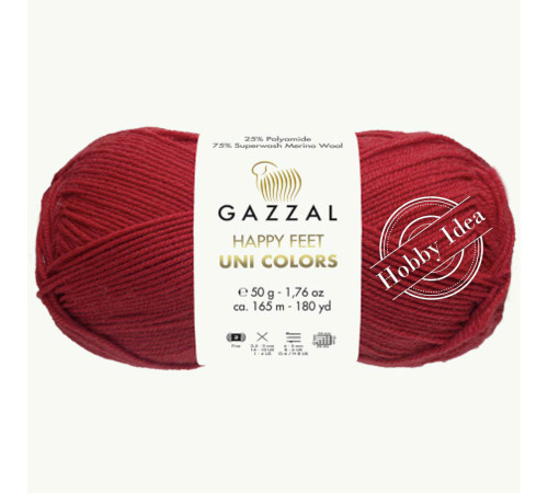 Gazzal Happy Feet Uni Colors 3567 Красный