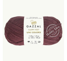 Gazzal Happy Feet Uni Colors 3568 Тёмно-кирпичный