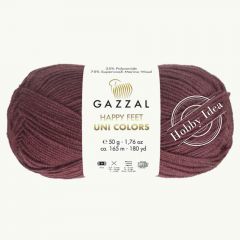 Gazzal Happy Feet Uni Colors 3568 Тёмно-кирпичный