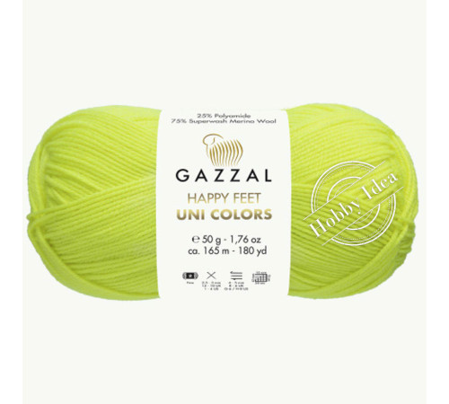 Gazzal Happy Feet Uni Colors 3569 Салатовый