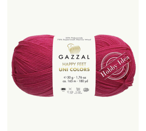 Gazzal Happy Feet Uni Colors 3573 Бордовый