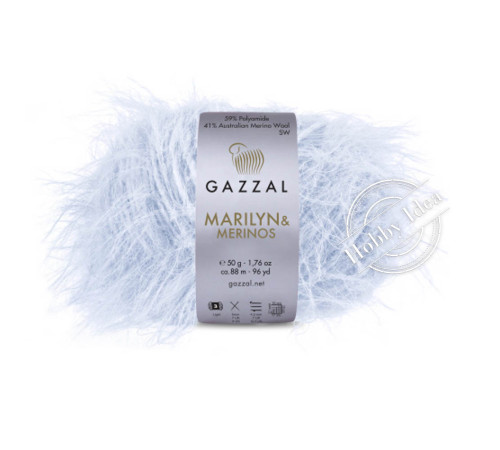 Gazzal Marilyn & Merinos 8253 Серо-лиловый