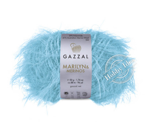 Gazzal Marilyn & Merinos 8254 Лазурь