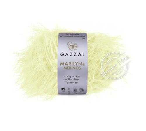 Gazzal Marilyn & Merinos 8262 Бледно-жёлтый
