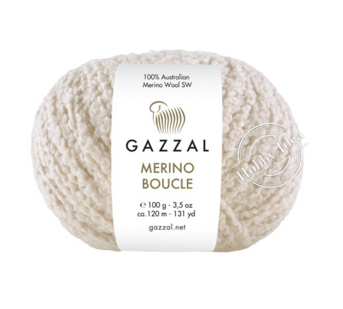 Gazzal Merino Boucle 3761 Кремовый