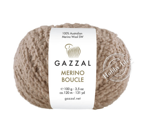 Gazzal Merino Boucle 3765 Мокко