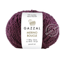 Gazzal Merino Boucle 3767 Ягодное вино