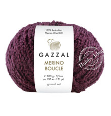 Gazzal Merino Boucle 3767 Ягодное вино