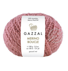 Gazzal Merino Boucle 3768 Пыльная роза