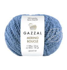 Gazzal Merino Boucle 3771 Деним