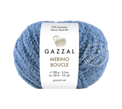 Gazzal Merino Boucle 3771 Деним