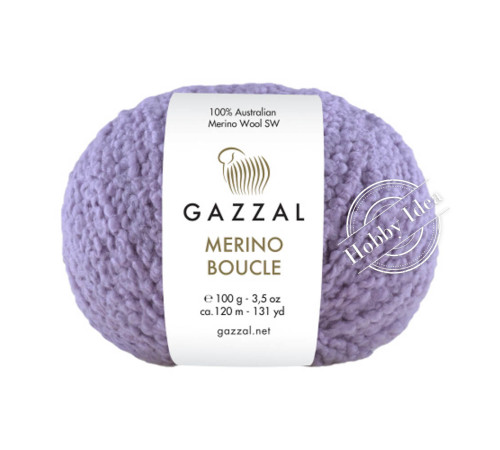 Gazzal Merino Boucle 3772 Сиреневый