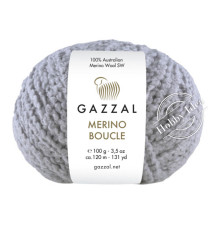Gazzal Merino Boucle 3773 Светло-серый
