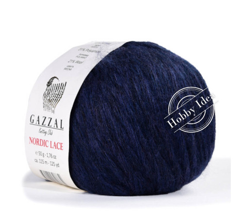Gazzal Nordic Lace 5019 Тёмно-синий