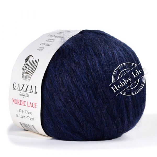 Gazzal Nordic Lace 5019 Тёмно-синий из категории Gazzal Nordic Lace