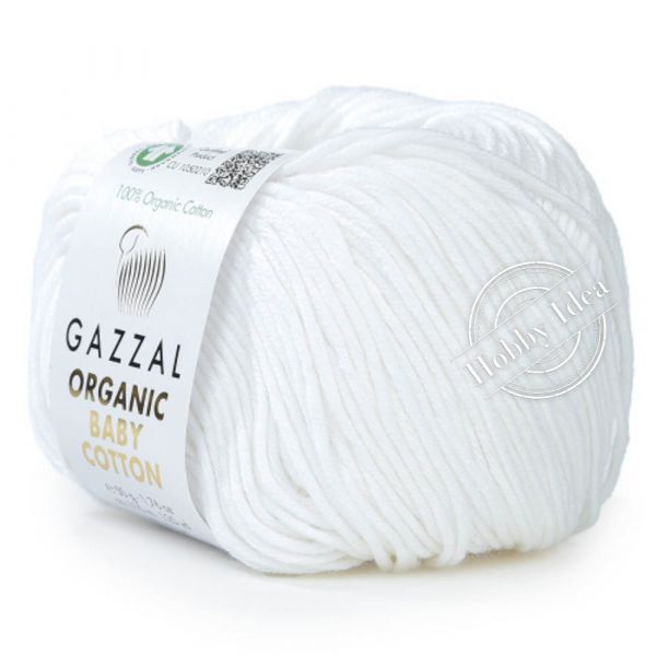 Gazzal Organic Baby Cotton 415 Белый из категории Gazzal Organic Baby Cotton