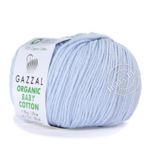 Gazzal Organic Baby Cotton 417 Нежно-голубой