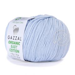 Gazzal Organic Baby Cotton 417 Нежно-голубой