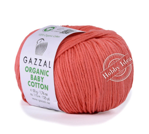 Gazzal Organic Baby Cotton 419 Коралл