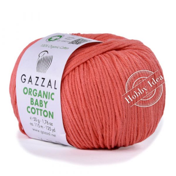 Gazzal Organic Baby Cotton 419 Коралл из категории Gazzal Organic Baby Cotton