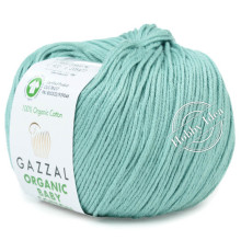 Gazzal Organic Baby Cotton 422 Пыльный аквамарин