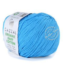 Gazzal Organic Baby Cotton 424 Бирюза