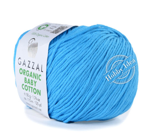 Gazzal Organic Baby Cotton 424 Бирюза
