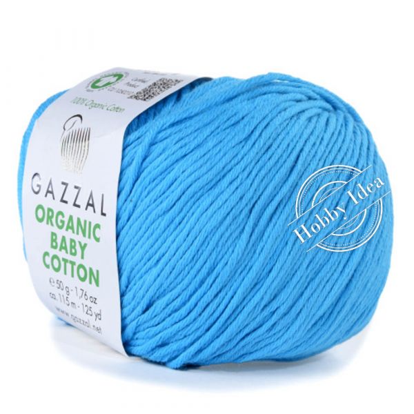 Gazzal Organic Baby Cotton 424 Бирюза из категории Gazzal Organic Baby Cotton