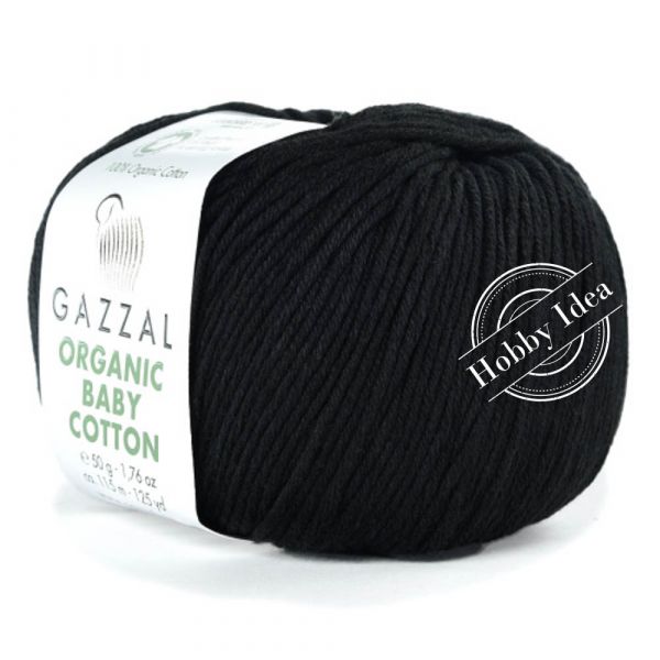 Gazzal Organic Baby Cotton 430 Чёрный из категории Gazzal Organic Baby Cotton