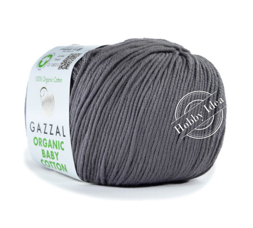 Gazzal Organic Baby Cotton 435 Тёмно-серый