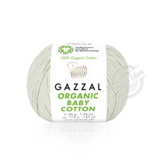 Gazzal Organic Baby Cotton 436 Белое сукно