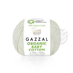 Gazzal Organic Baby Cotton 436 Белое сукно