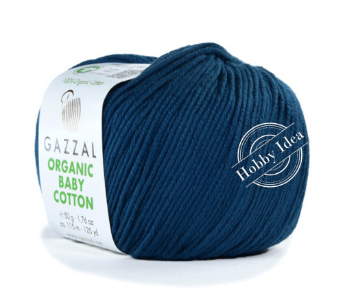Gazzal Organic Baby Cotton 437 Синий