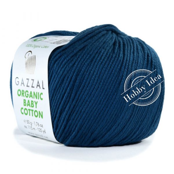 Gazzal Organic Baby Cotton 437 Синий из категории Gazzal Organic Baby Cotton
