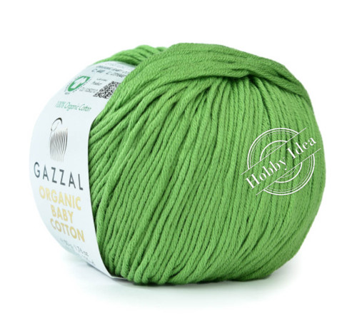 Gazzal Organic Baby Cotton 440 Свежая зелень