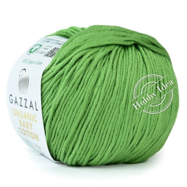 Gazzal Organic Baby Cotton 440 Свежая зелень из категории Gazzal Organic Baby Cotton