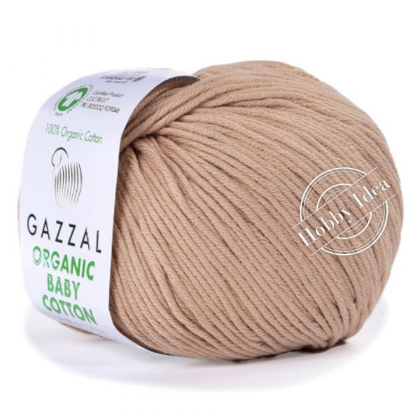 Gazzal Organic Baby Cotton 441 Ореховый из категории Gazzal Organic Baby Cotton