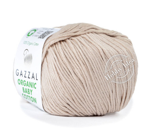 Gazzal Organic Baby Cotton 444 Холодный беж