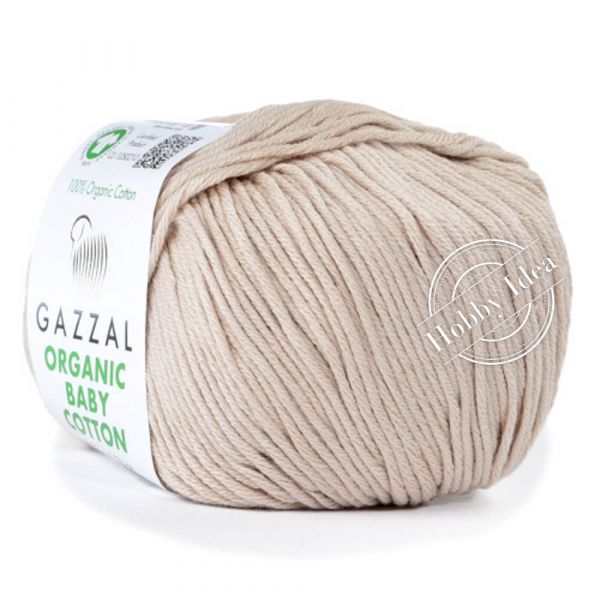 Gazzal Organic Baby Cotton 444 Холодный беж из категории Gazzal Organic Baby Cotton