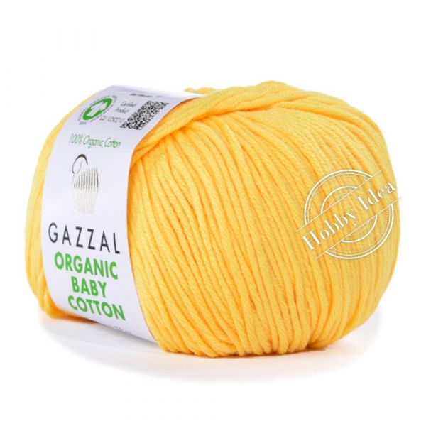 Gazzal Organic Baby Cotton 446 Солнечный из категории Gazzal Organic Baby Cotton