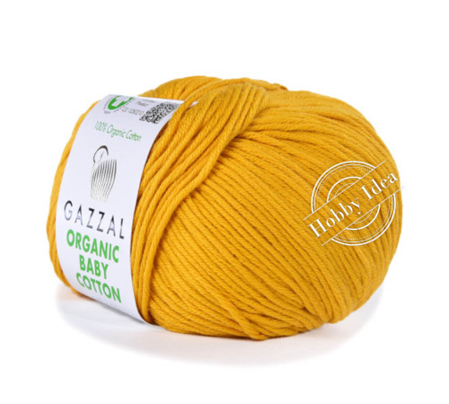 Gazzal Organic Baby Cotton 447 Желток
