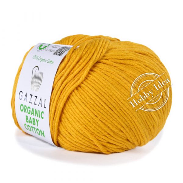 Gazzal Organic Baby Cotton 447 Желток из категории Gazzal Organic Baby Cotton