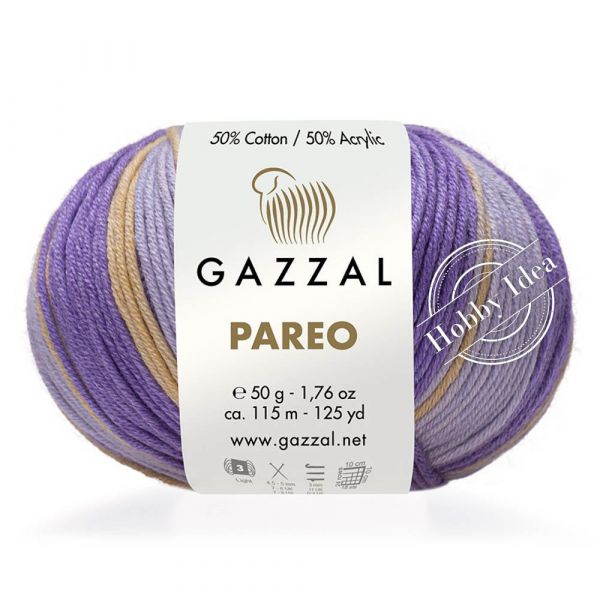 Gazzal Pareo 10422 Фиолетово-васильковый из категории Gazzal Pareo