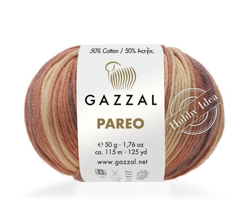 Gazzal Pareo 10423 Коричнево-бежевый