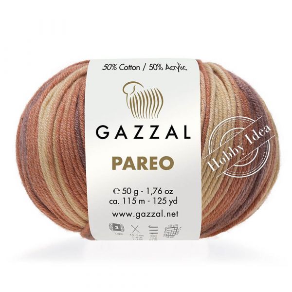 Gazzal Pareo 10423 Коричнево-бежевый из категории Gazzal Pareo