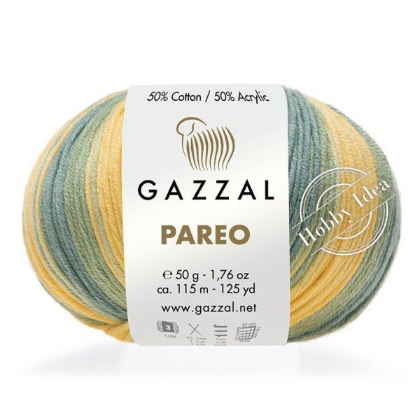 Gazzal Pareo 10424 Мятно-банановый из категории Gazzal Pareo